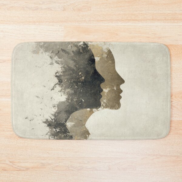 Item preview, Two faces merging in artistic form designed and sold by anytka.