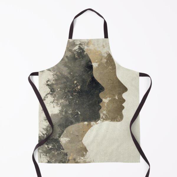 Item preview, Two faces merging in artistic form designed and sold by anytka.