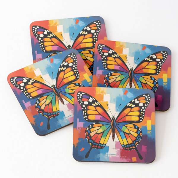 Item preview, The vibrant, abstract expressionist explosion of color and form and beauty of a butterfly's wings designed and sold by Ponted.