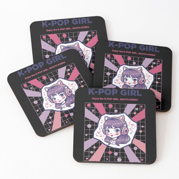 Item preview, K-Pop Girl Enjoy The K-Pop Girl South Korea Korean designed and sold by LuminOrb.