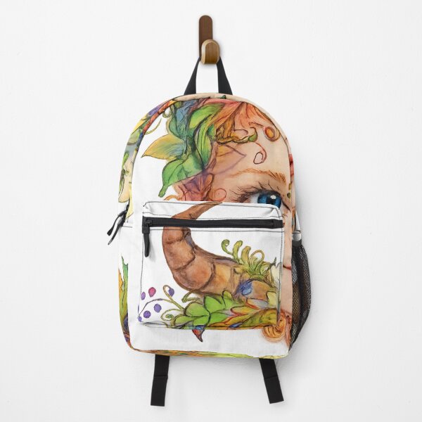 Item preview, Forest Goddess Portrait – Colorful Fantasy Nature Art designed and sold by AnyasCrafts.