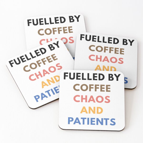 Item preview, Fuelled by Coffee Chaos and Patients designed and sold by Common Mood.