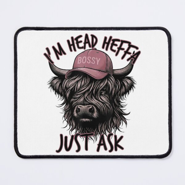 Item preview, Cowgirls Highland Cow Western Im Head Heffa Just Ask designed and sold by pansak.