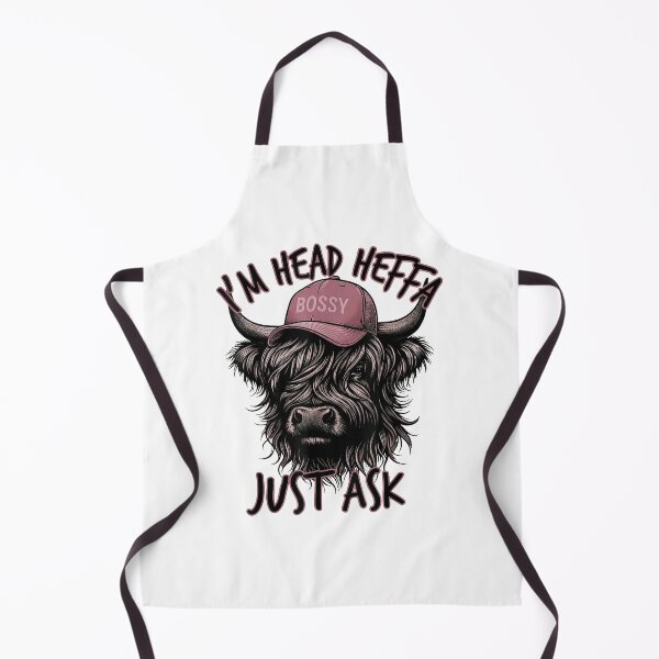 Item preview, Cowgirls Highland Cow Western Im Head Heffa Just Ask designed and sold by pansak.