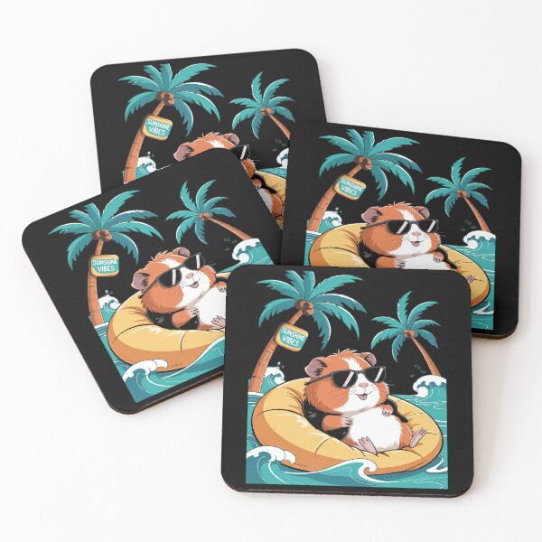 Item preview, Cute Guinea Pig Summer Beach Guinea Pig Lovers designed and sold by angolinnArt.