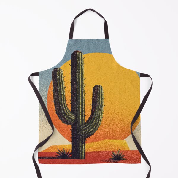 Item preview, Cactus stands in desert at sunset designed and sold by anytka.