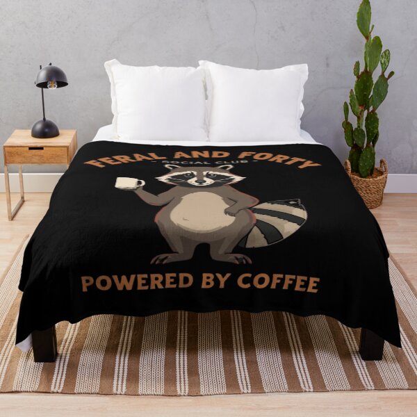 Item preview, Feral and Forty Powered by Coffee Raccoon designed and sold by PROPera-design.