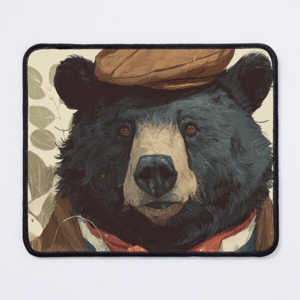 Item preview, Bear dressed in a suit stands still designed and sold by anytka.