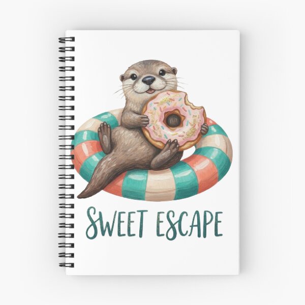 Item preview, Sweet Escape Playful Otter Pool Party designed and sold by MinimalistMint.
