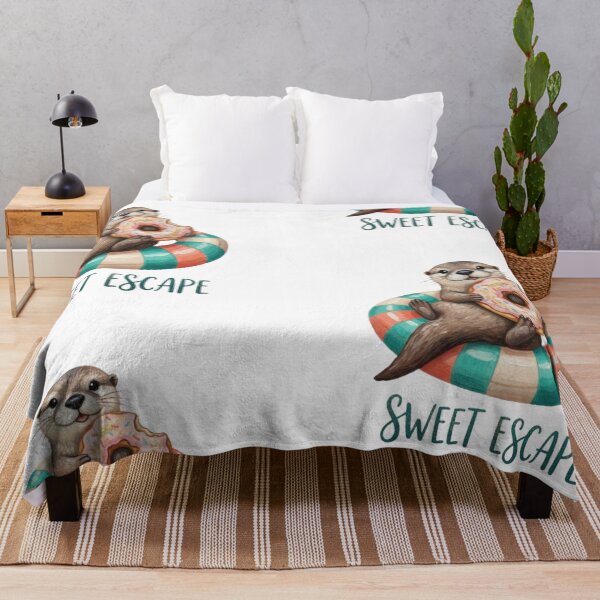 Item preview, Sweet Escape Playful Otter Pool Party designed and sold by MinimalistMint.