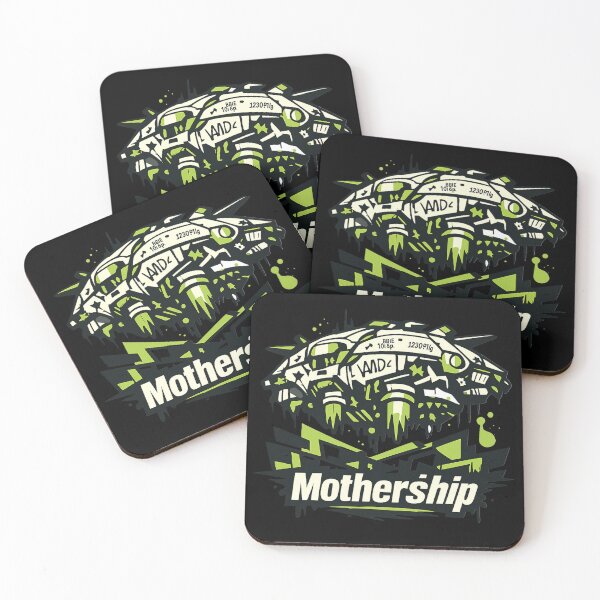 Item preview, Mothership Alien Graffiti Sci-Fi Drip Art | Futuristic Space Streetwear Design designed and sold by JonelCrafts.