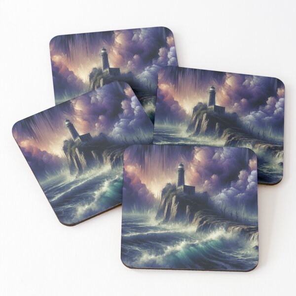 Item preview, light house with rough seas designed and sold by Todd1983.
