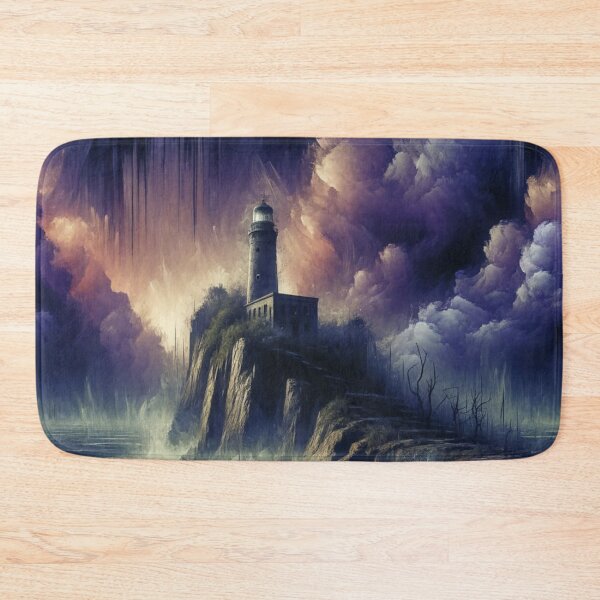 Item preview, light house with rough seas designed and sold by Todd1983.