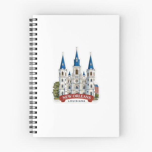 Item preview,  New Orleans St Louis Cathedral French Quarter Louisiana Travel Sticker designed and sold by Blurbean.