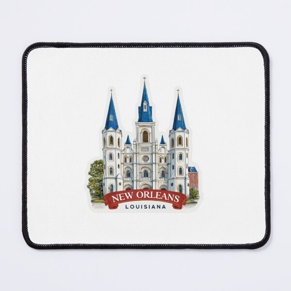 Item preview,  New Orleans St Louis Cathedral French Quarter Louisiana Travel Sticker designed and sold by Blurbean.