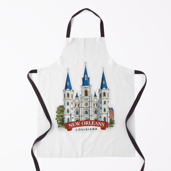Item preview, New Orleans St Louis Cathedral French Quarter Louisiana Travel Sticker designed and sold by Blurbean.