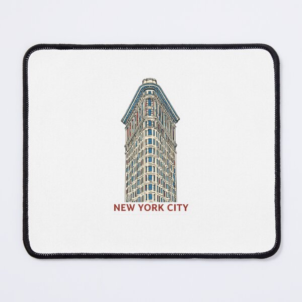 Item preview, New York City Flatiron Building Triangular Architecture NYC Travel Sticker designed and sold by Blurbean.