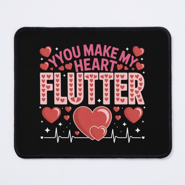 Item preview, Valentine Nurse You Make My Heart Flutter Cardiology designed and sold by cosmicncozyS.