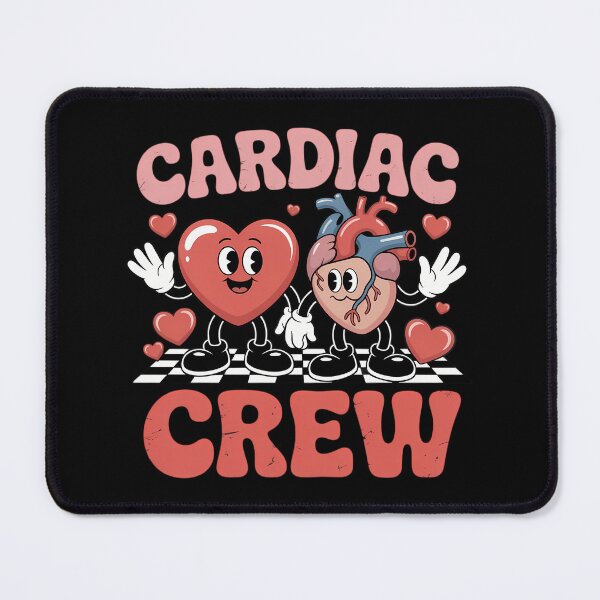 Item preview, Valentine Nurse Cardiac Crew Heart Funny designed and sold by cosmicncozyS.