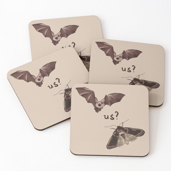 Item preview, Bat + Moth = us ? designed and sold by pinkybat.