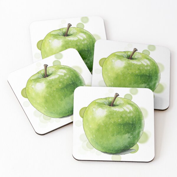 Item preview, Green Apple - Sweet Illustration designed and sold by iamKRUK.