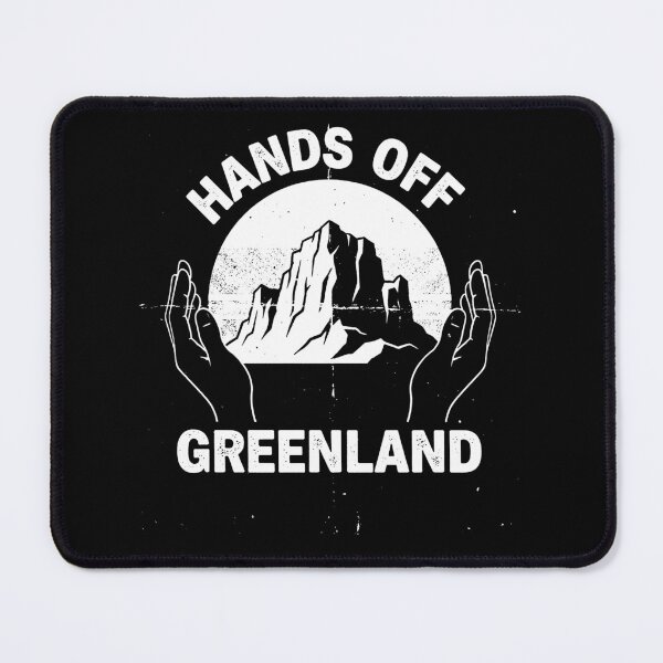 Item preview, Hands Off Greenland - Greenland Is Not For Sale Vintage Protest Art designed and sold by Axivra.
