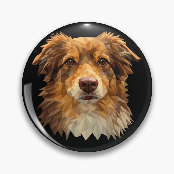 Item preview, Low Polygon Dog – Geometric Dog Art Design designed and sold by OverNickles194.