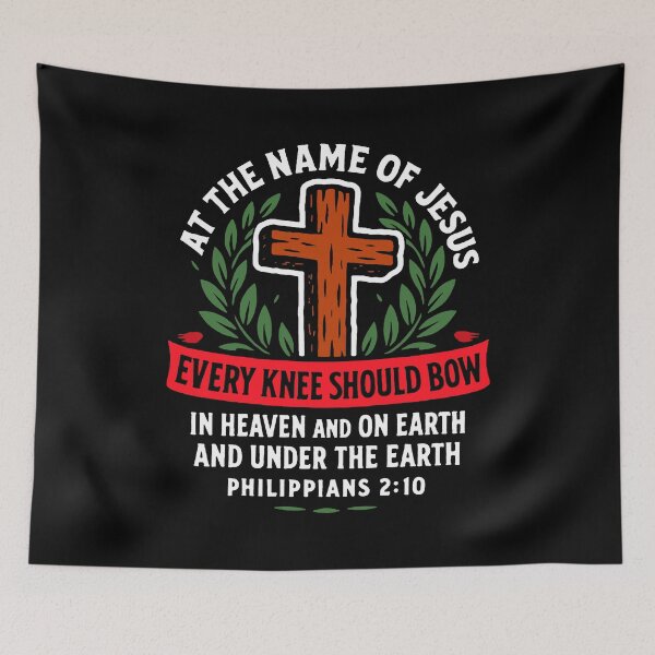 Item preview, Philippians 2:10 At The Name Of Jesus Every Knee Should Bow designed and sold by plushism.