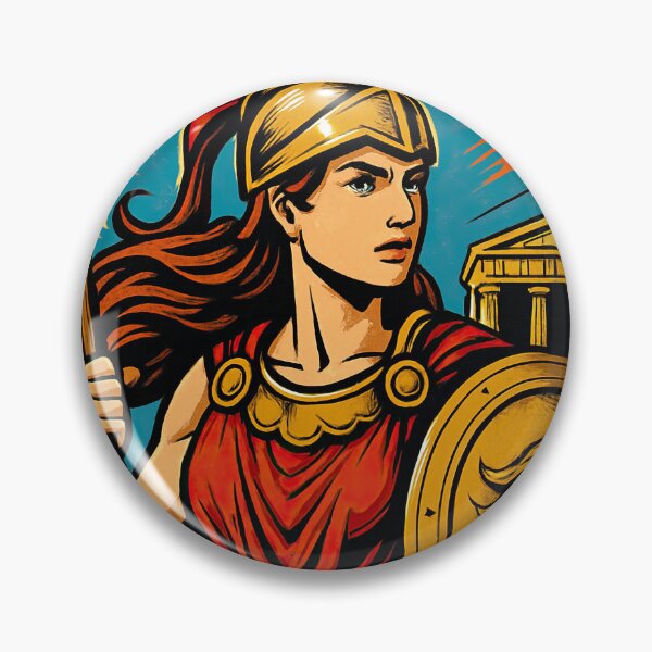 Item preview, Athena, Greek goddess of wisdom | Comics stylCartoone -  designed and sold by ComicsFactory.