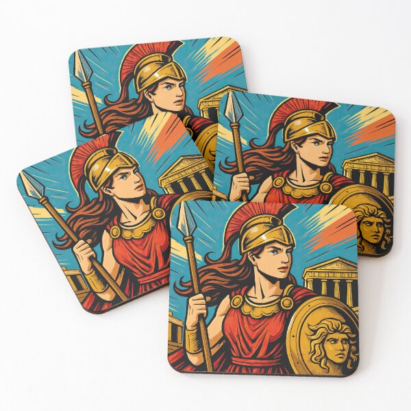 Item preview, Athena, Greek goddess of wisdom | Comics stylCartoone -  designed and sold by ComicsFactory.