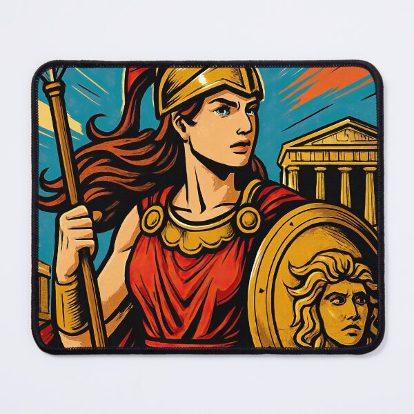Item preview, Athena, Greek goddess of wisdom | Comics stylCartoone - designed and sold by ComicsFactory.