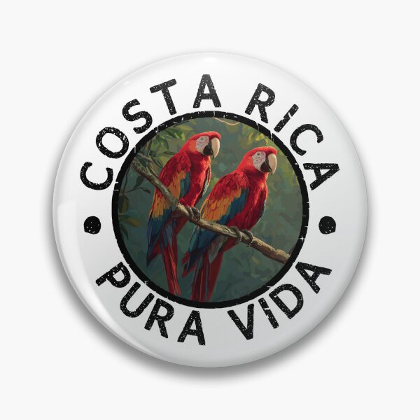 Item preview, Costa Rica - Pura Vida (with Black Lettering) designed and sold by VelvetRoom.