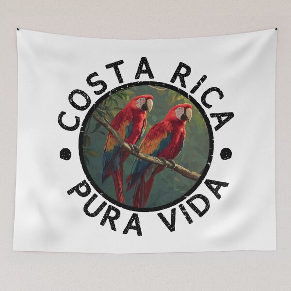Item preview, Costa Rica - Pura Vida (with Black Lettering) designed and sold by VelvetRoom.
