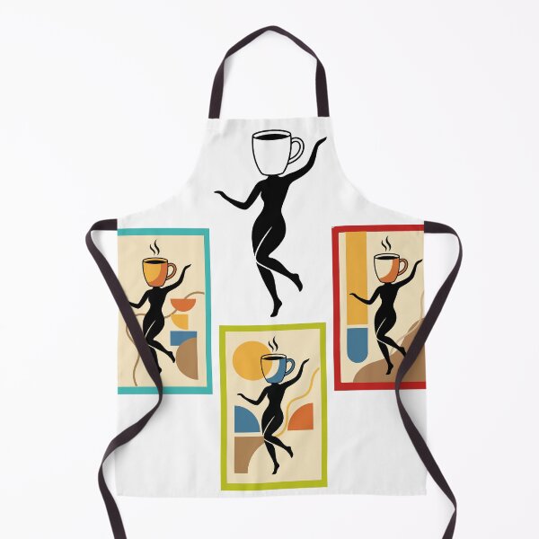 Item preview, Dancing Coffee Muse – Abstract Morning Joy designed and sold by STILL THINKING STUDIO.