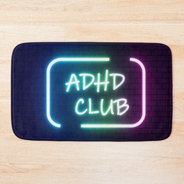 Item preview, ADHD Club - Glowing Neon Sign designed and sold by LynnseSpinse.