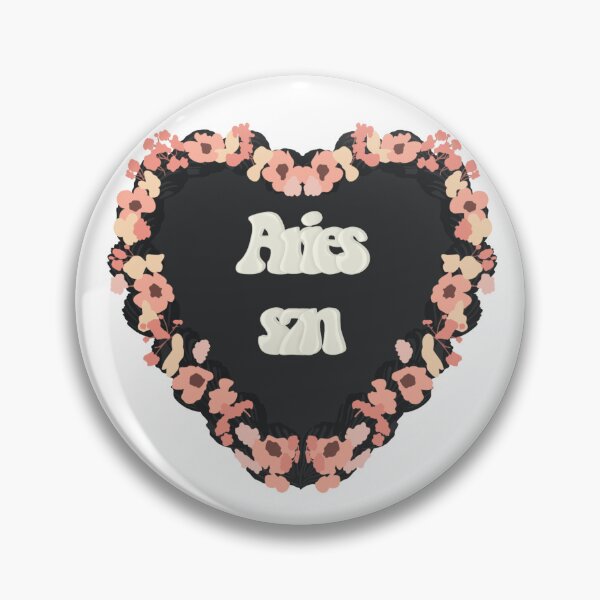 Item preview, Aries Season Star Sign Love Heart Birthday Cake designed and sold by FreeOrca.