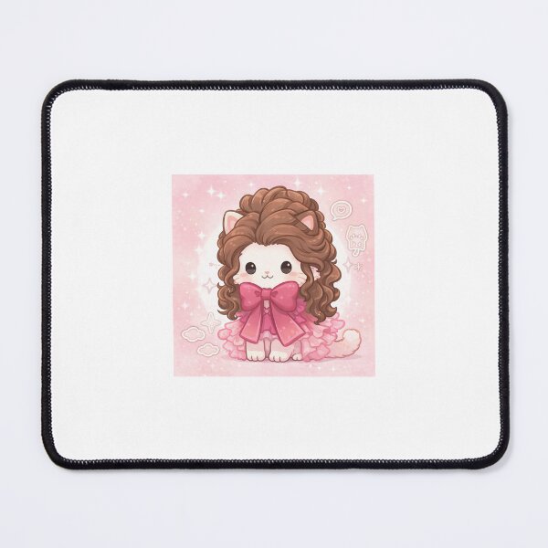 Item preview, Bookish Wizard Cat in Pink Dress Illustration designed and sold by Valeva007.