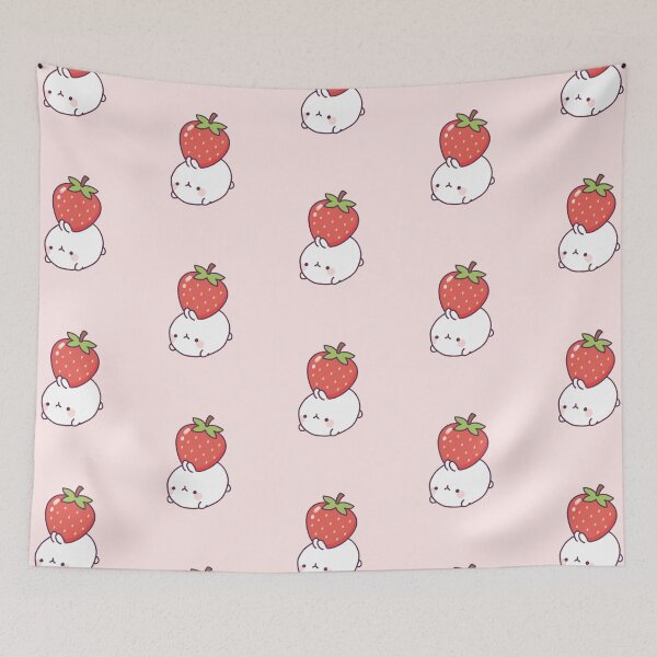 Item preview, Kawaii strawberry bunny Sakura Aesthetic designed and sold by Brielprints.