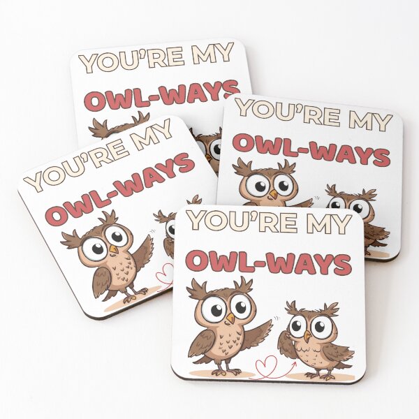 Item preview, You’re My Owl-Ways – Cute Valentine & Owl Pun Design designed and sold by PrintableHaven.