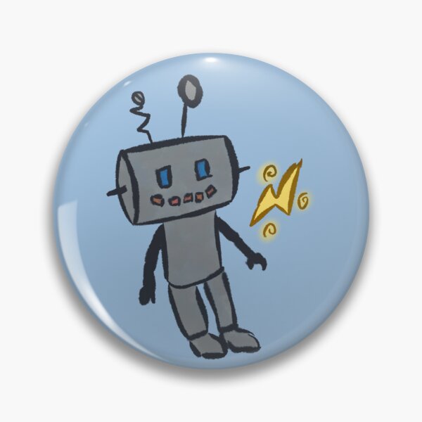 Item preview, Silly lil robot guy designed and sold by RosieOvis.