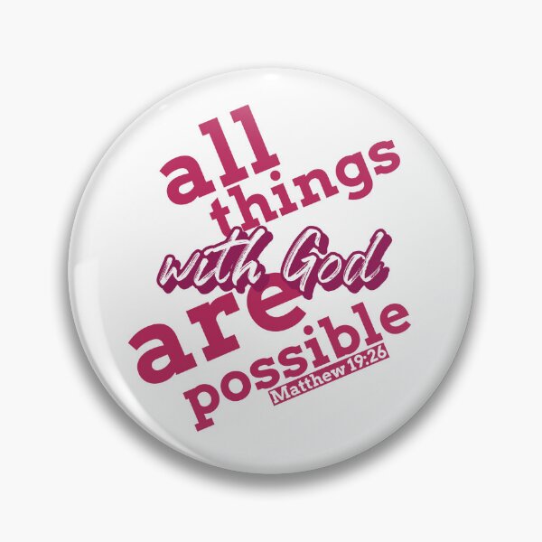Item preview, With God all things are possible designed and sold by ShanzT.