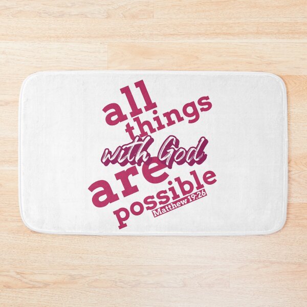 Item preview, With God all things are possible designed and sold by ShanzT.
