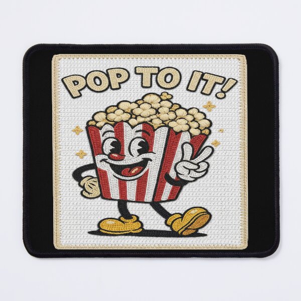 Item preview, Vintage Pop Art Popcorn – "Pop To It!" Motivational Tee designed and sold by Hstyel.