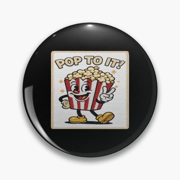 Item preview, Vintage Pop Art Popcorn – "Pop To It!" Motivational Tee designed and sold by Hstyel.