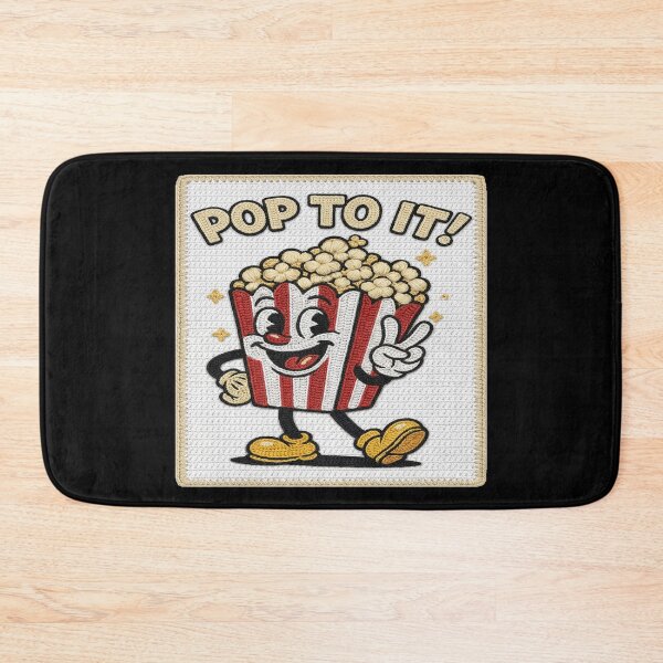 Item preview, Vintage Pop Art Popcorn – "Pop To It!" Motivational Tee designed and sold by Hstyel.