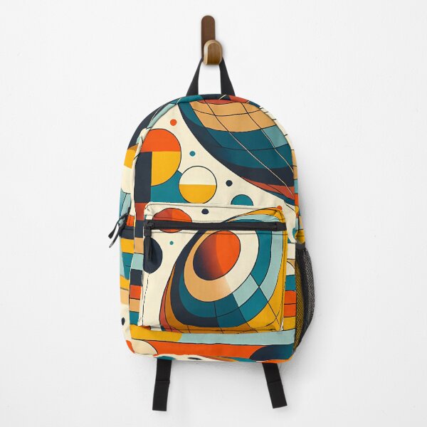 Item preview, Geometric Hot Air Balloon in Retro Colour Blocks designed and sold by InkSmithery.