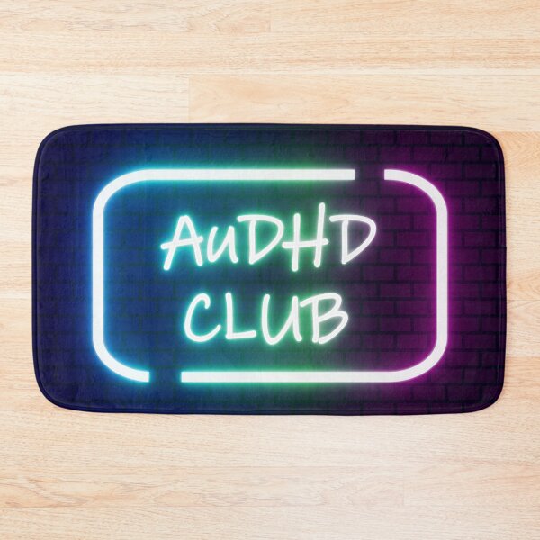 Item preview, AuDHD Club - Neon sign with ADHD and autism references designed and sold by LynnseSpinse.
