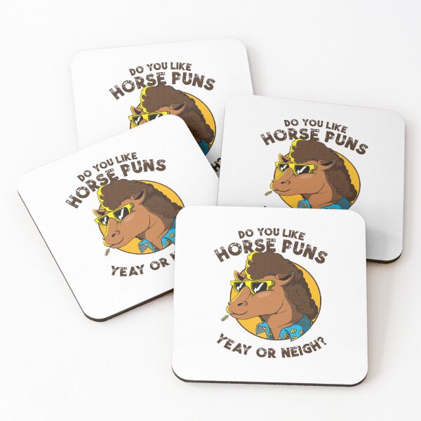Item preview, Funny Horse pun retro design – Do you like horse puns yeay or neigh (on light colors) designed and sold by messy-nessie.