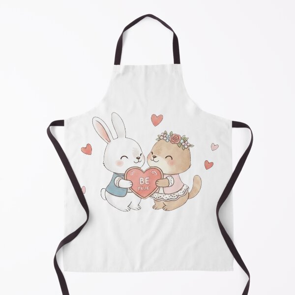 Item preview, Cute Bunny And Squirrel Be True Valentine Illustration designed and sold by Elizarfa.