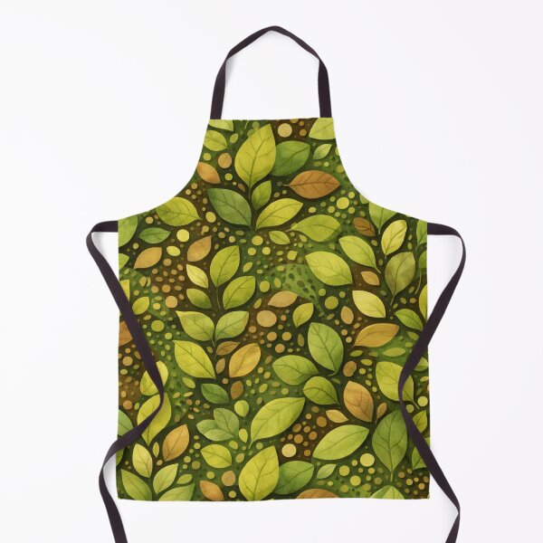 Item preview, Decorative Throw Pillow "Forest Leaf Mosaic" Nature-Inspired Modern Design designed and sold by CzipipitoStudio.